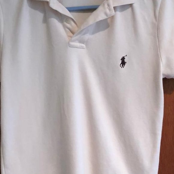 Ralph Lauren Sport, Size Large, Slim fit, short sleeve, polo shirt, Color: Cream - Picture 4 of 6